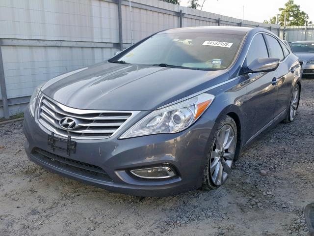 KMHFH4JG7CA190847 - 2012 HYUNDAI AZERA GLS GRAY photo 2