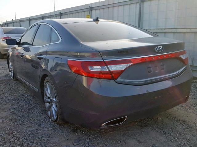 KMHFH4JG7CA190847 - 2012 HYUNDAI AZERA GLS GRAY photo 3