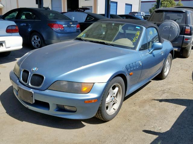 4USCH732XWLE07579 - 1998 BMW Z3 1.9 TEAL photo 2