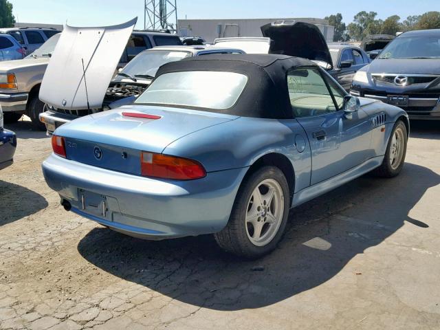 4USCH732XWLE07579 - 1998 BMW Z3 1.9 TEAL photo 4