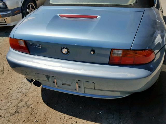 4USCH732XWLE07579 - 1998 BMW Z3 1.9 TEAL photo 9