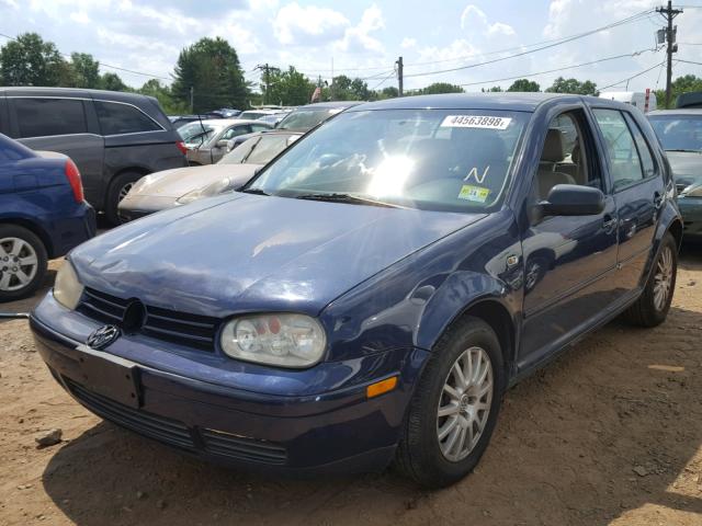 9BWFK61J534023422 - 2003 VOLKSWAGEN GOLF GL BLUE photo 2