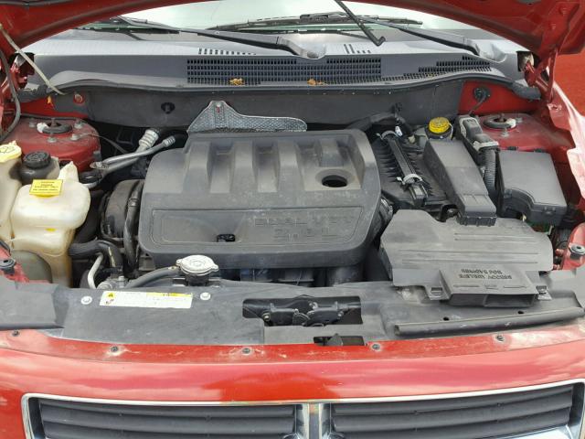 1B3HB48B67D529614 - 2007 DODGE CALIBER SX RED photo 7