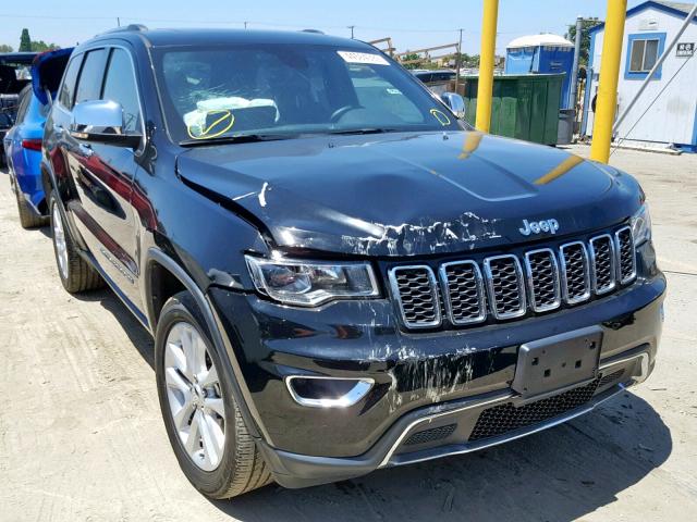 1C4RJEBG7HC634055 - 2017 JEEP GRAND CHER BLACK photo 1