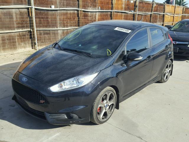 3FADP4GX9GM104913 - 2016 FORD FIESTA ST BLACK photo 2