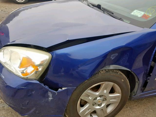 1G1ZT61816F204066 - 2006 CHEVROLET MALIBU MAX 蓝色 照片 9