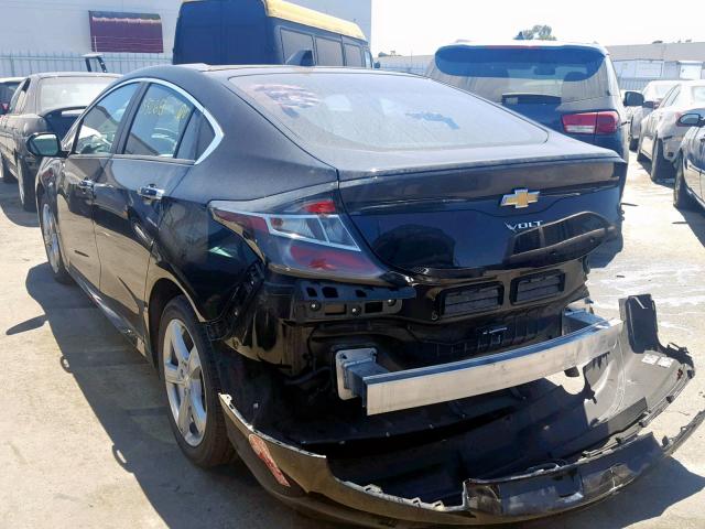 1G1RC6S58HU101004 - 2017 CHEVROLET VOLT LT BLACK photo 3