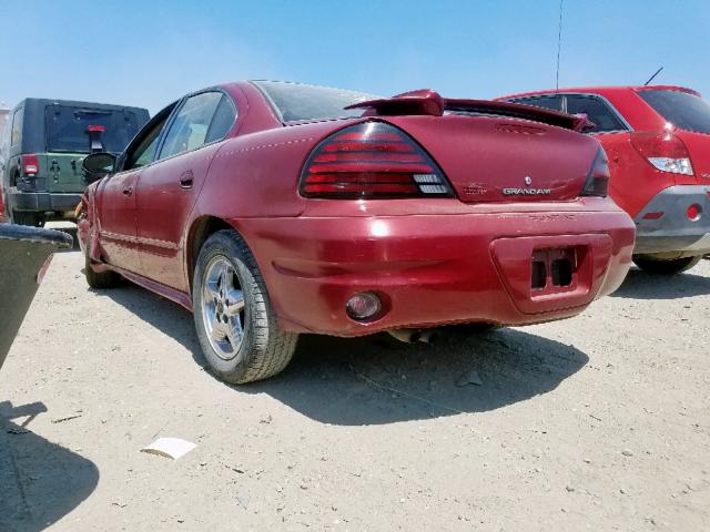 1G2NF52E84C149050 - 2004 PONTIAC GRAND AM S MAROON photo 3
