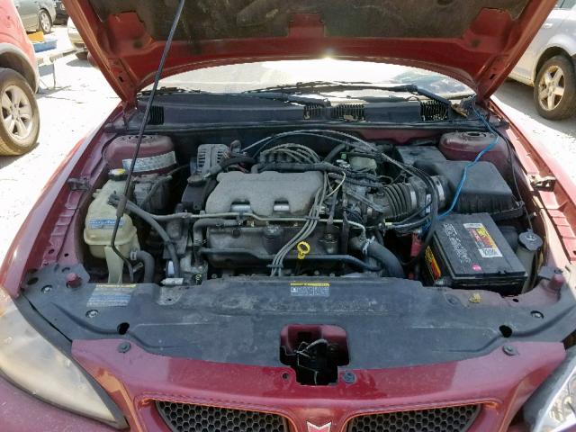 1G2NF52E84C149050 - 2004 PONTIAC GRAND AM S MAROON photo 7