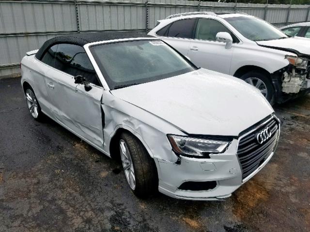 WAU6ULFF2J1084794 - 2018 AUDI A3 PREMIUM WHITE photo 1