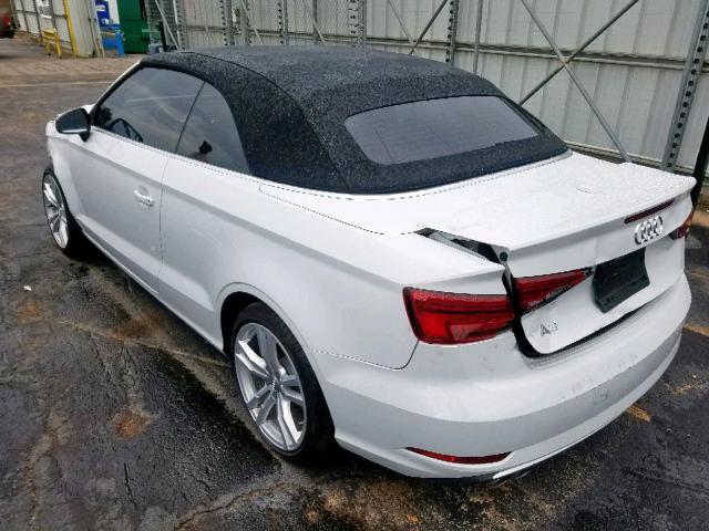 WAU6ULFF2J1084794 - 2018 AUDI A3 PREMIUM WHITE photo 3