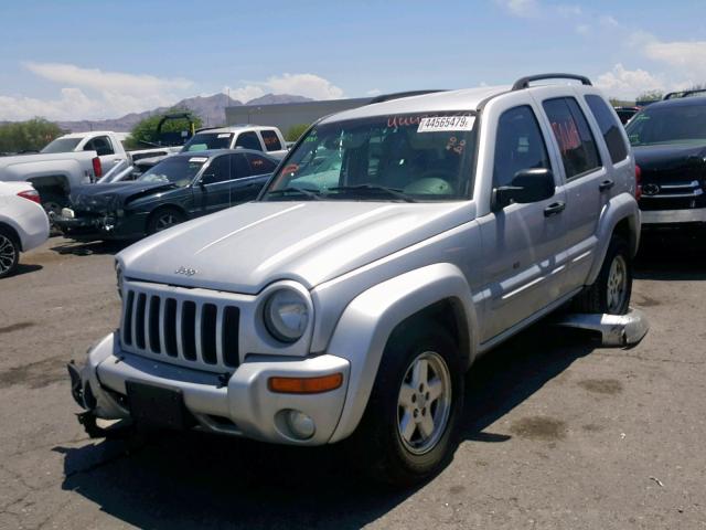 1J4GL58K33W673370 - 2003 JEEP LIBERTY LI SILVER photo 2