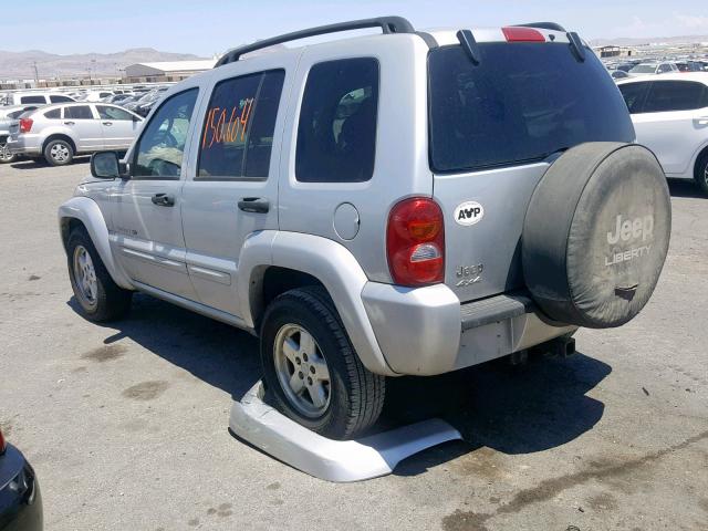 1J4GL58K33W673370 - 2003 JEEP LIBERTY LI SILVER photo 3