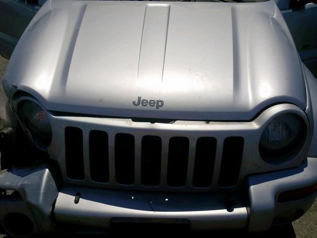 1J4GL58K33W673370 - 2003 JEEP LIBERTY LI SILVER photo 7