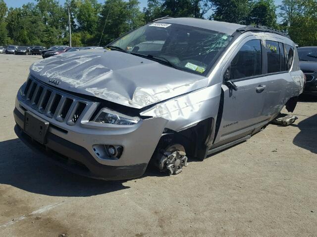1C4NJDBB7HD154931 - 2017 JEEP COMPASS SP ნაცრისფერი ფოტო 2