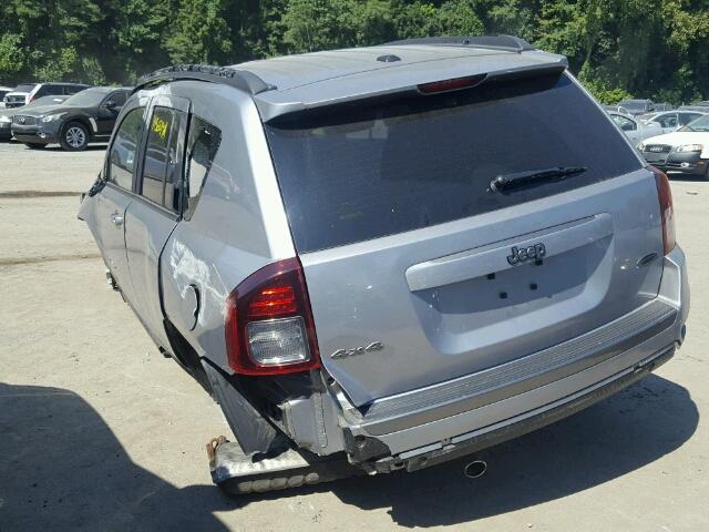 1C4NJDBB7HD154931 - 2017 JEEP COMPASS SP ნაცრისფერი ფოტო 3