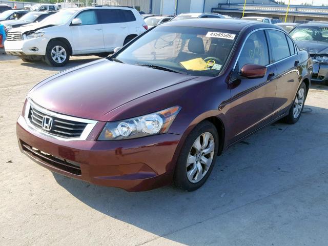 JHMCP26898C075922 - 2008 HONDA ACCORD EXL MAROON photo 2