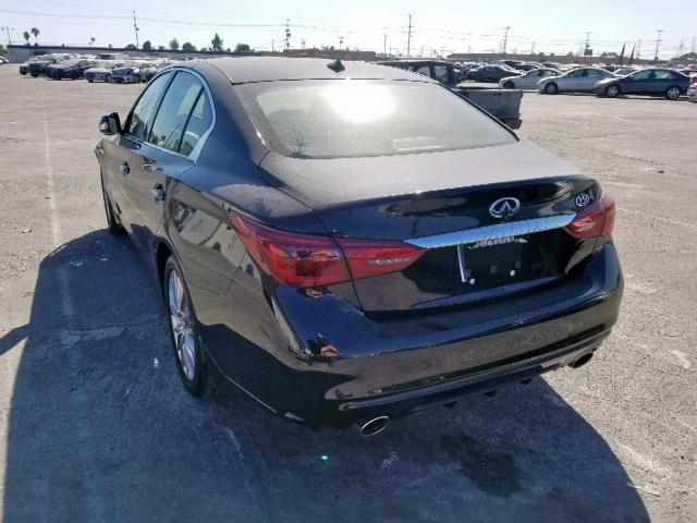 JN1EV7AP8KM511725 - 2019 INFINITI Q50 LUXE BLACK photo 3