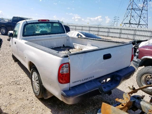 5TBJU321X5S453006 - 2005 TOYOTA TUNDRA WHITE photo 3