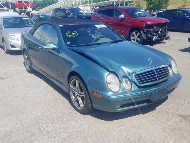 WDBLK65G22T116266 - 2002 MERCEDES-BENZ CLK 320 GREEN photo 1