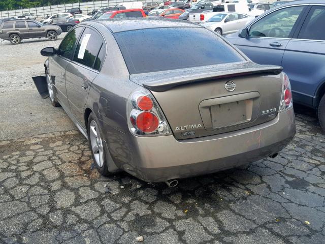 1N4BL11D95C270492 - 2005 NISSAN ALTIMA SE GRAY photo 3