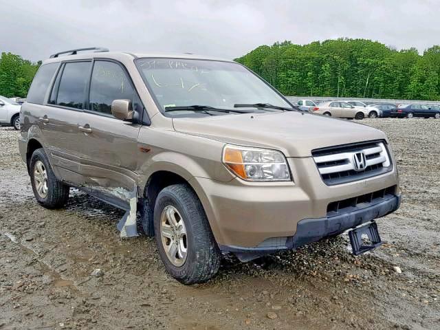 5FNYF18218B046866 - 2008 HONDA PILOT VP GOLD photo 1