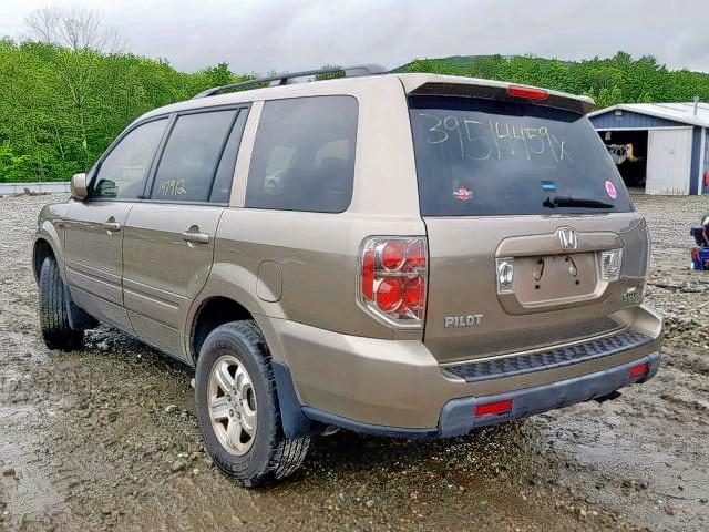 5FNYF18218B046866 - 2008 HONDA PILOT VP GOLD photo 3