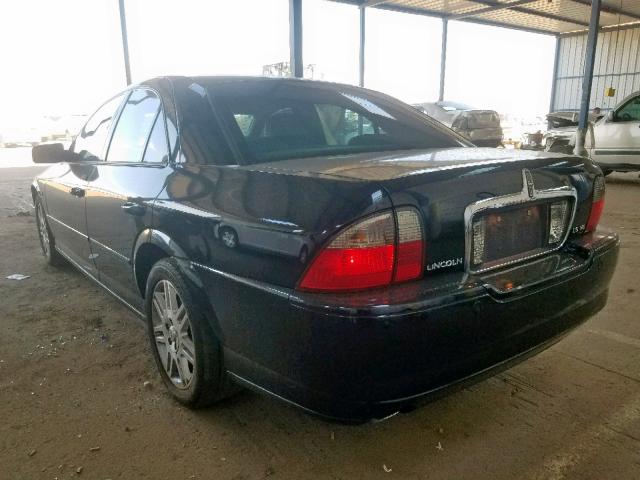 1LNHM87A03Y683923 - 2003 LINCOLN LS BLACK photo 3