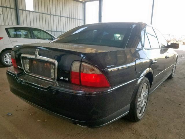 1LNHM87A03Y683923 - 2003 LINCOLN LS BLACK photo 4