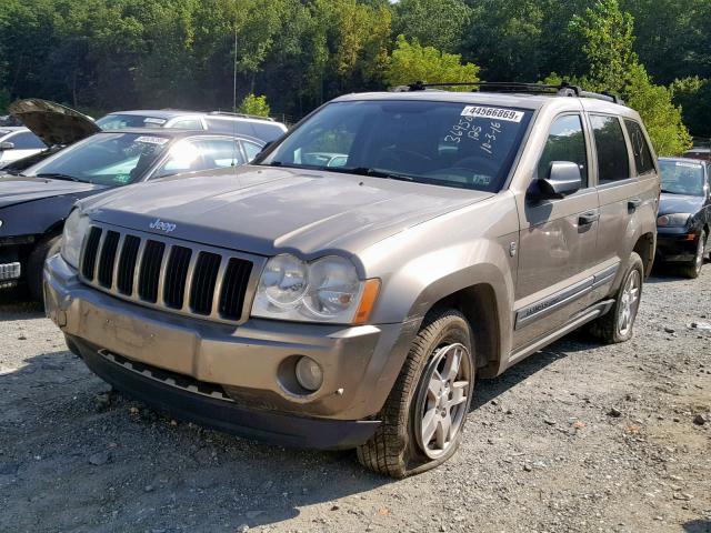 1J4HR48NX5C644234 - 2005 JEEP GRAND CHER GRAY photo 2