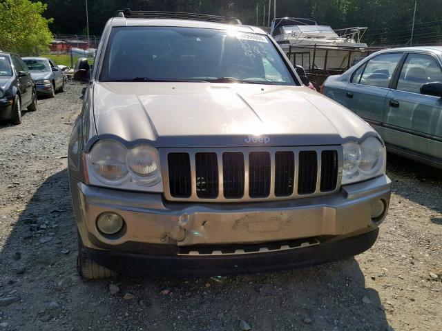 1J4HR48NX5C644234 - 2005 JEEP GRAND CHER GRAY photo 9