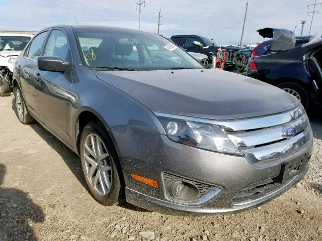 3FAHP0JG0AR278334 - 2010 FORD FUSION SEL GRAY photo 1