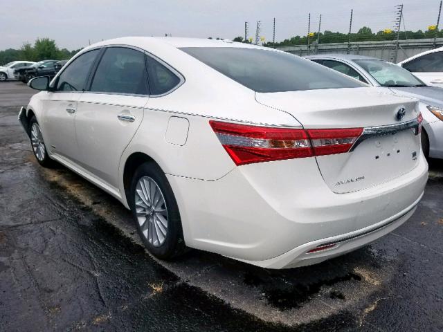 4T1BD1EB3FU036162 - 2015 TOYOTA AVALON HYB WHITE photo 3