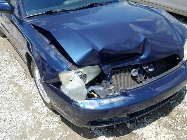 4S3BE635837212631 - 2003 SUBARU LEGACY L BLUE photo 10