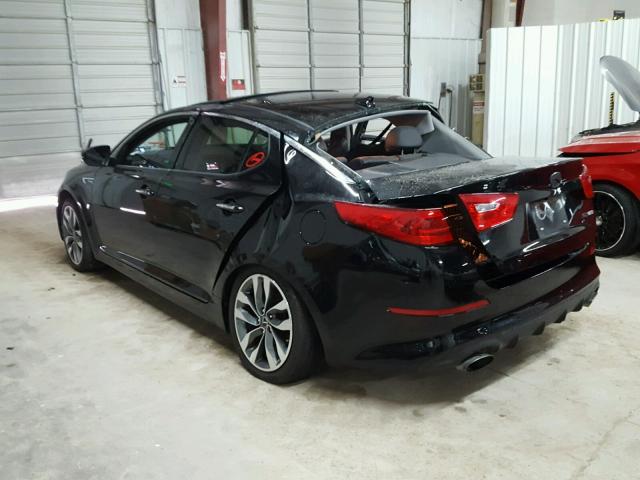 5XXGR4A63FG413911 - 2015 KIA OPTIMA SX BLACK photo 3