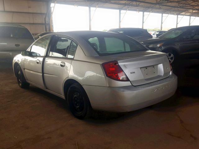 1G8AJ52F74Z208341 - 2004 SATURN ION LEVEL SILVER photo 3