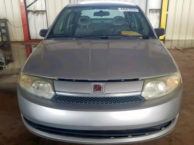 1G8AJ52F74Z208341 - 2004 SATURN ION LEVEL SILVER photo 9