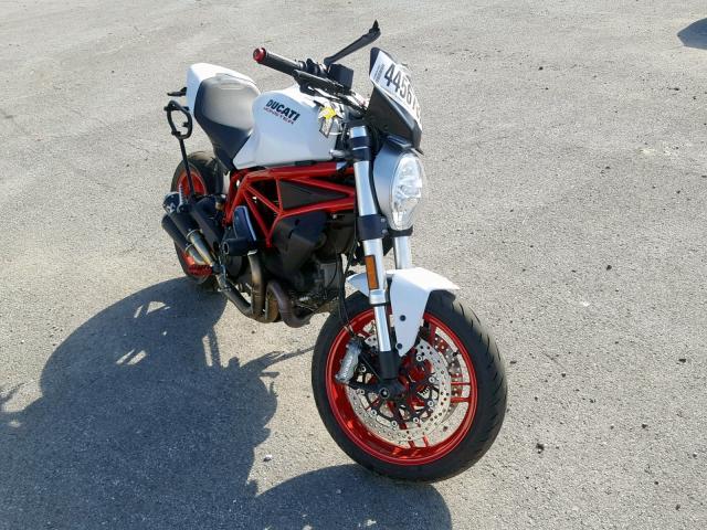 ZDMMADBM4HB001758 - 2017 DUCATI MONSTER 79 WHITE photo 1