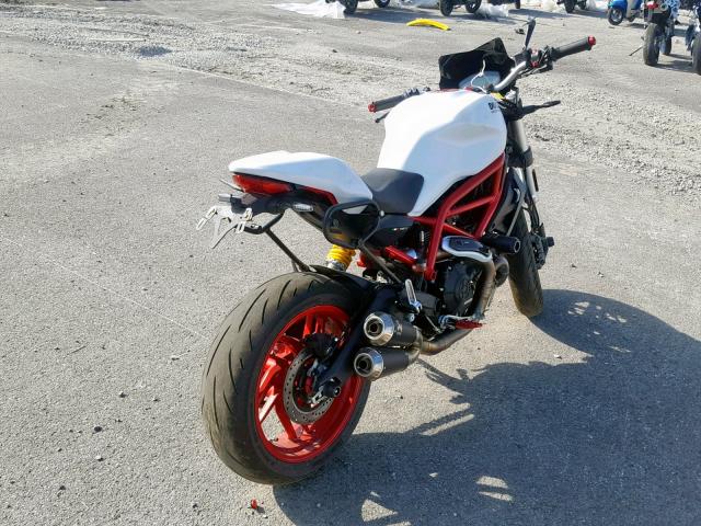 ZDMMADBM4HB001758 - 2017 DUCATI MONSTER 79 WHITE photo 4