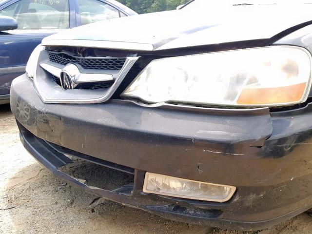 19UUA56802A057788 - 2002 ACURA 3.2TL TYPE BLACK photo 9