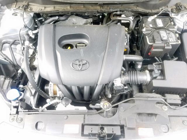 3MYDLBYV9KY523242 - 2019 TOYOTA YARIS L SILVER photo 7