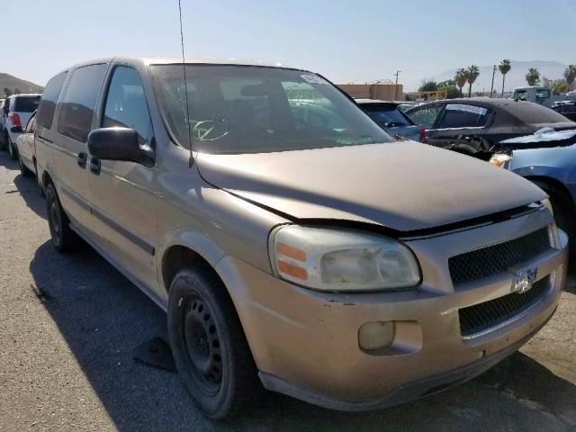 1GNDV23L96D215986 - 2006 CHEVROLET UPLANDER L GOLD photo 1