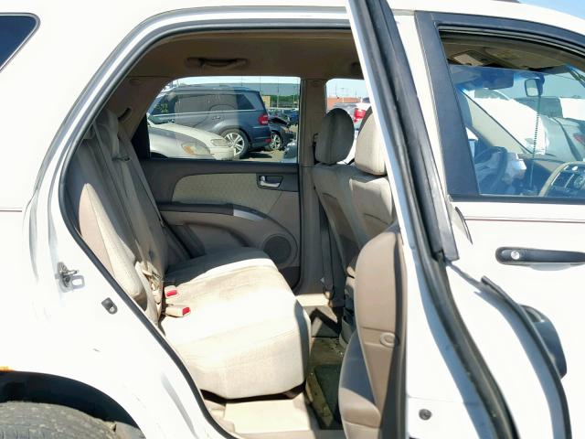 KNDJE723077395563 - 2007 KIA SPORTAGE E WHITE photo 6