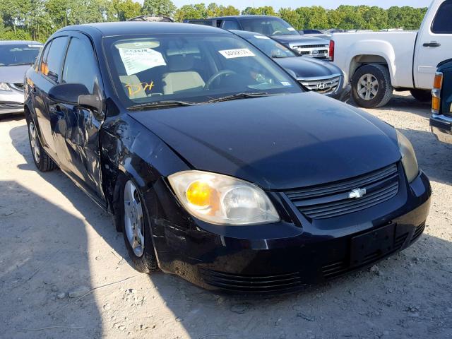 1G1AT58H697284007 - 2009 CHEVROLET COBALT LT BLACK photo 1