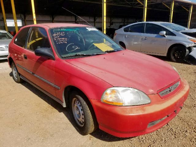 2HGEJ634XTH100404 - 1996 HONDA CIVIC DX RED photo 1