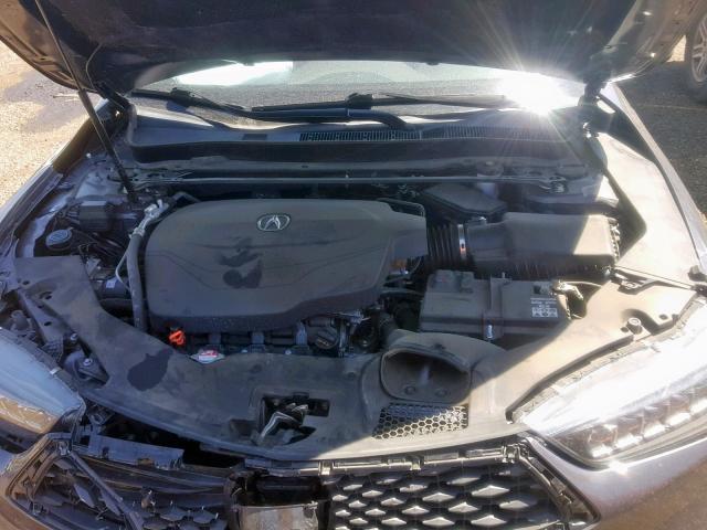 19UUB3F64JA003487 - 2018 ACURA TLX TECH+A GRAY photo 7