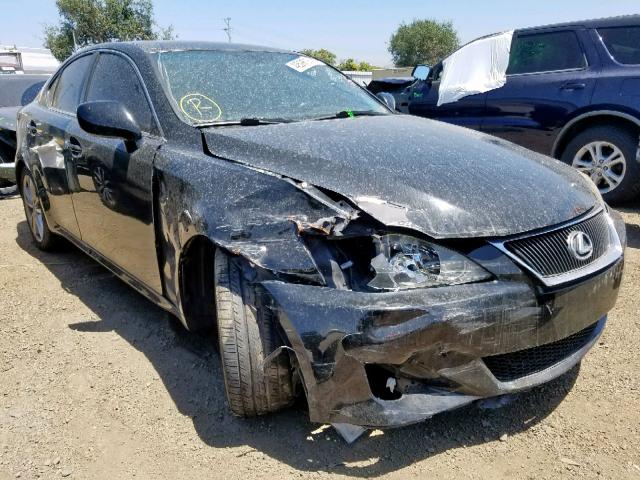 JTHBE262765010467 - 2006 LEXUS IS 350 BLACK photo 1