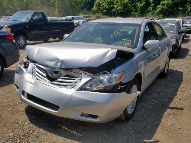 4T1BE46K17U148084 - 2007 TOYOTA CAMRY NEW SILVER photo 2