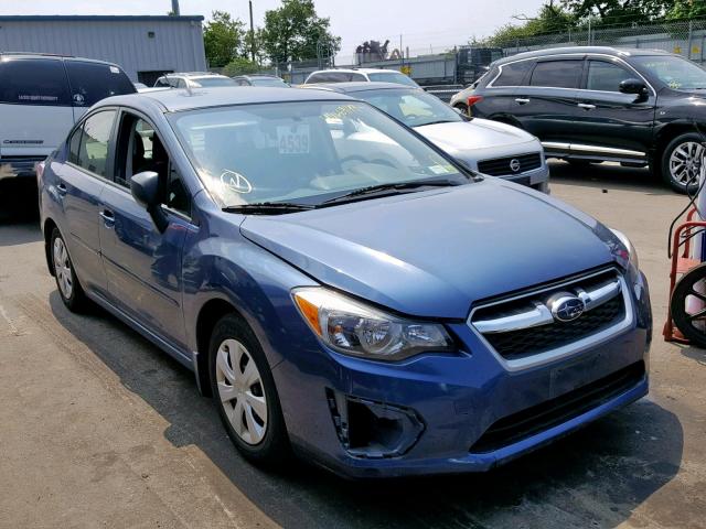 JF1GJAA69DH007899 - 2013 SUBARU IMPREZA BLUE photo 1