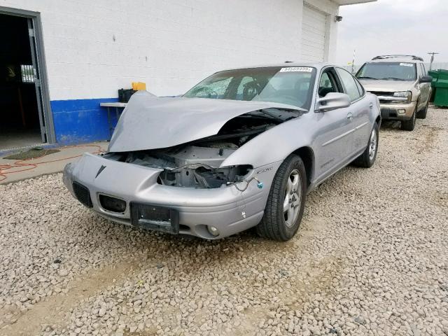1G2WJ52K0YF243761 - 2000 PONTIAC GRAND PRIX SILVER photo 2